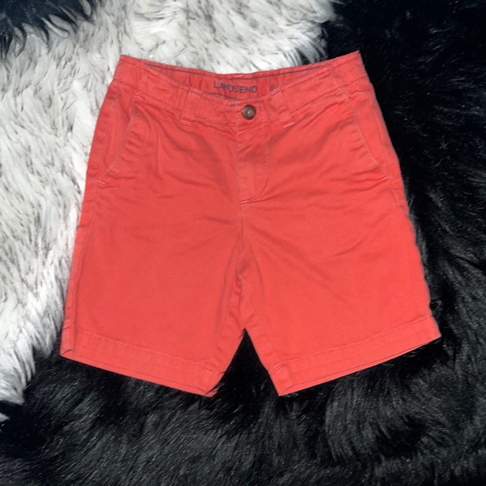 Lands End Salmon Color Khaki Shorts
